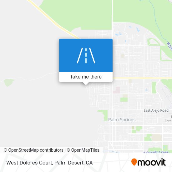 Mapa de West Dolores Court
