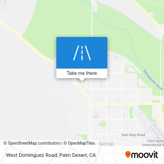 West Dominguez Road map