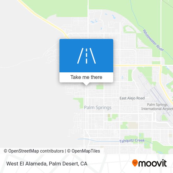 Mapa de West El Alameda