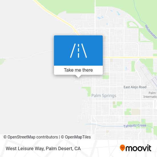 Mapa de West Leisure Way
