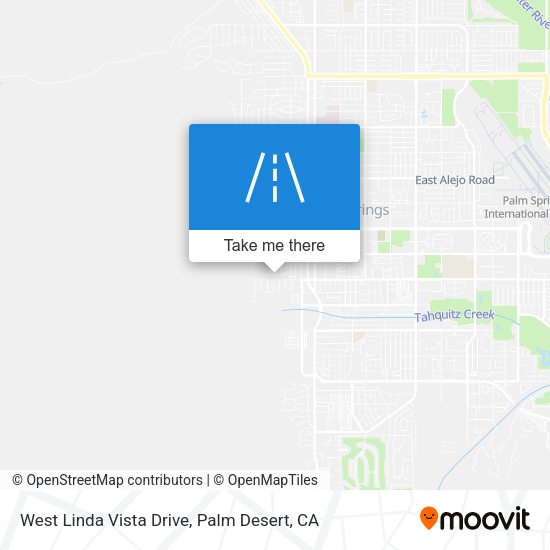 Mapa de West Linda Vista Drive