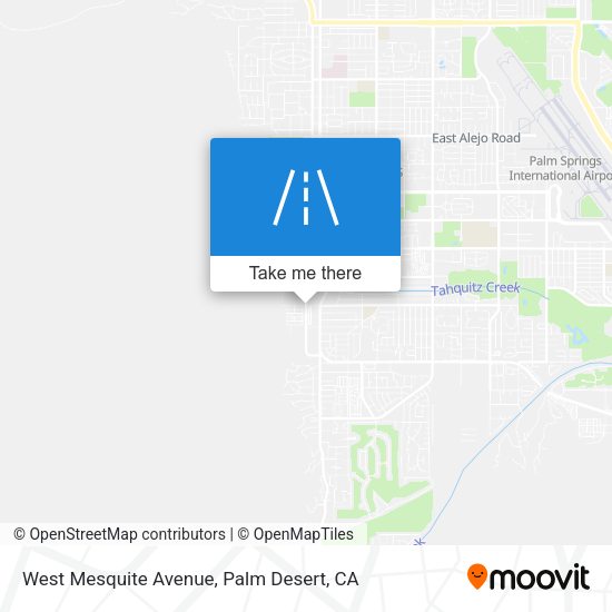 Mapa de West Mesquite Avenue