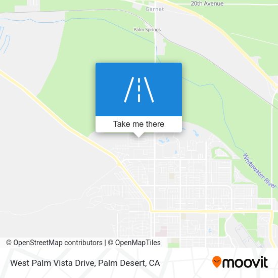 West Palm Vista Drive map