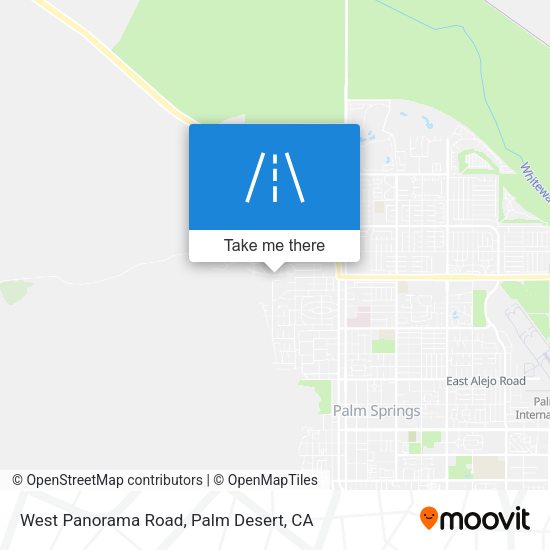West Panorama Road map