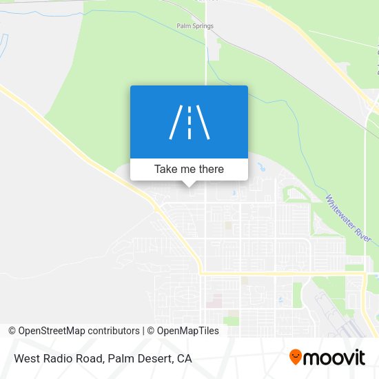 West Radio Road map