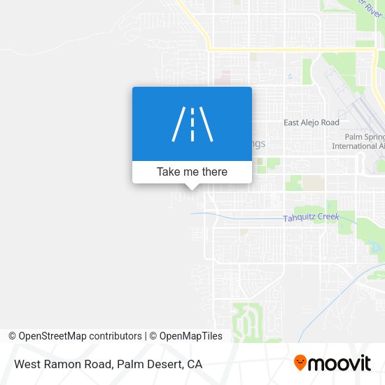 Mapa de West Ramon Road
