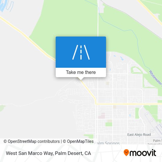 West San Marco Way map