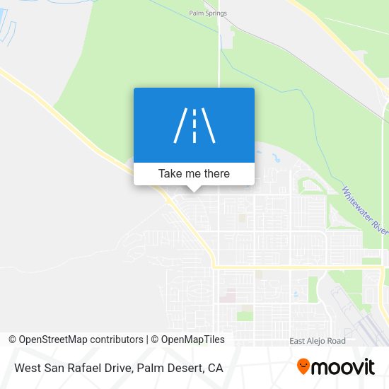 West San Rafael Drive map