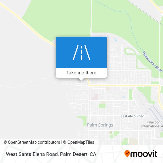 West Santa Elena Road map