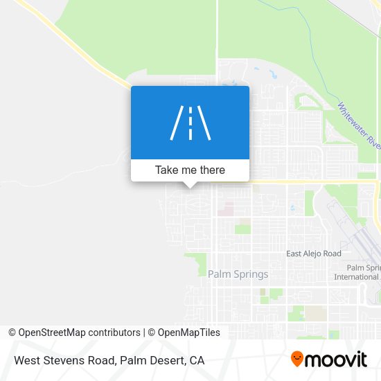 West Stevens Road map