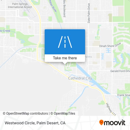 Westwood Circle map