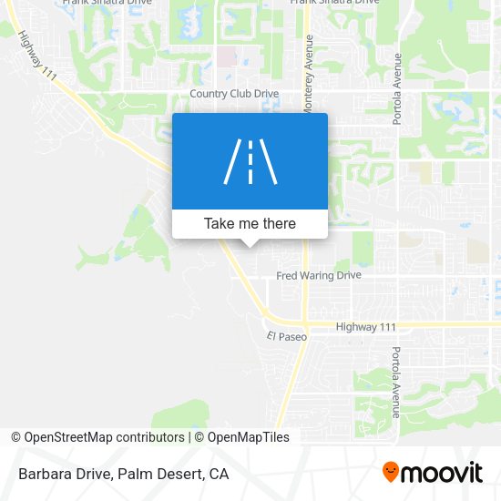 Barbara Drive map