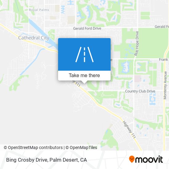 Bing Crosby Drive map