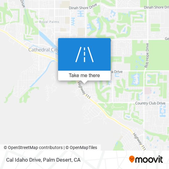 Cal Idaho Drive map
