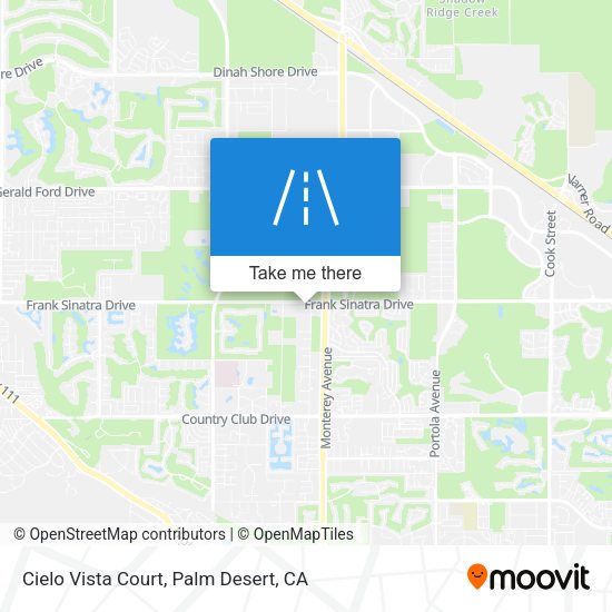 Cielo Vista Court map