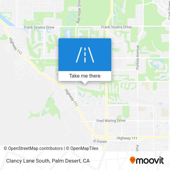 Clancy Lane South map