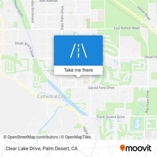 Clear Lake Drive map