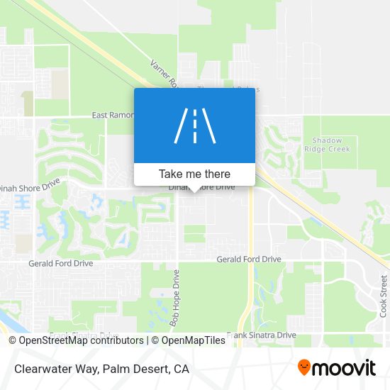 Clearwater Way map