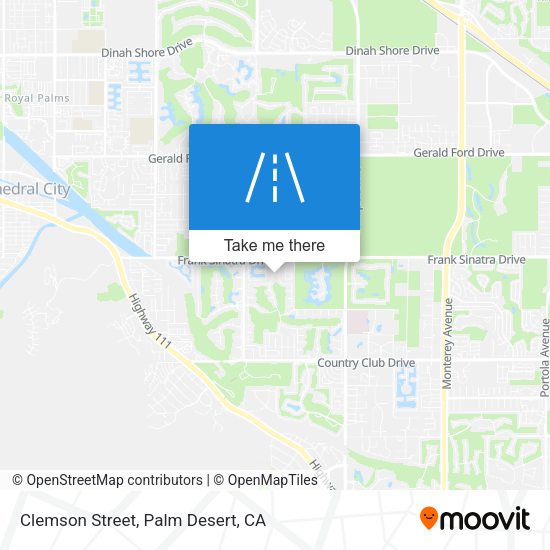Mapa de Clemson Street
