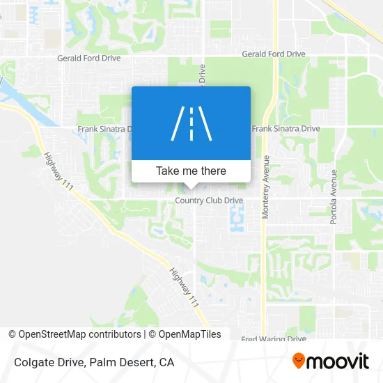 Colgate Drive map
