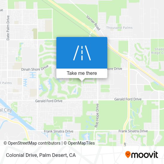 Mapa de Colonial Drive