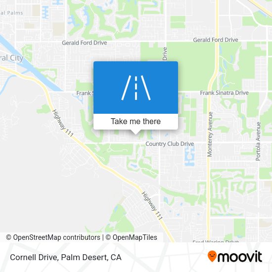 Cornell Drive map