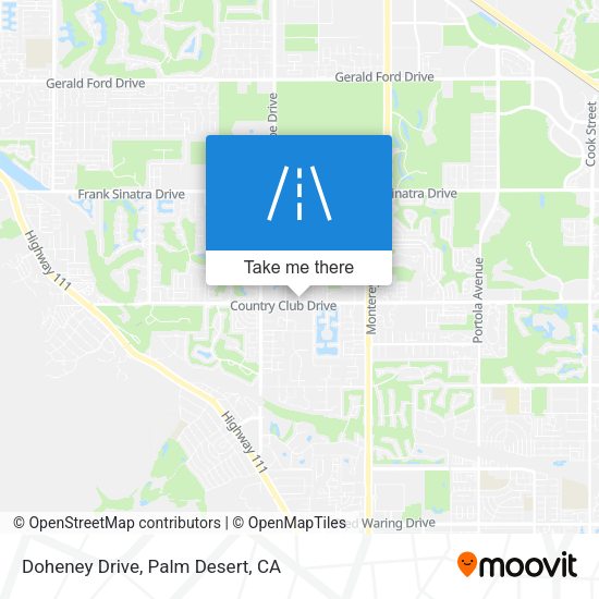 Mapa de Doheney Drive