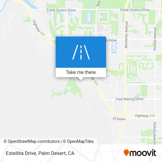 Estellita Drive map
