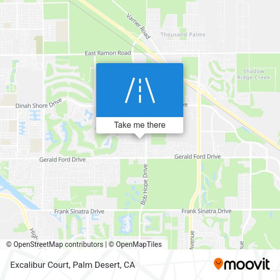 Excalibur Court map