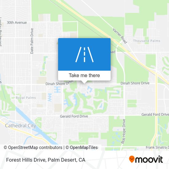 Forest Hills Drive map