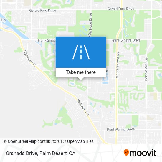 Granada Drive map