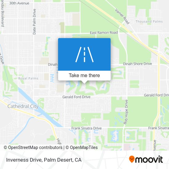 Mapa de Inverness Drive