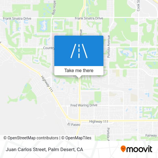 Juan Carlos Street map