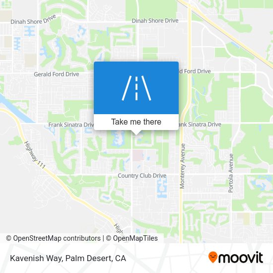 Kavenish Way map