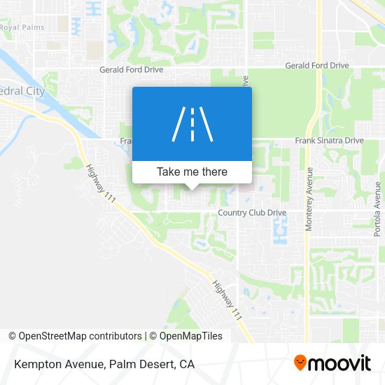 Mapa de Kempton Avenue
