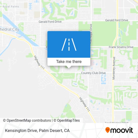 Mapa de Kensington Drive