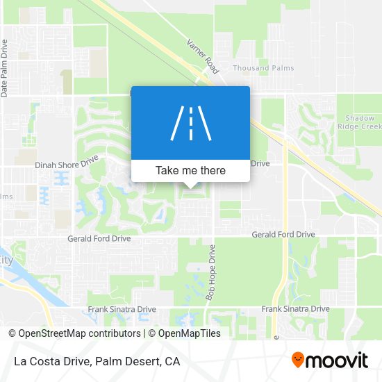 Mapa de La Costa Drive