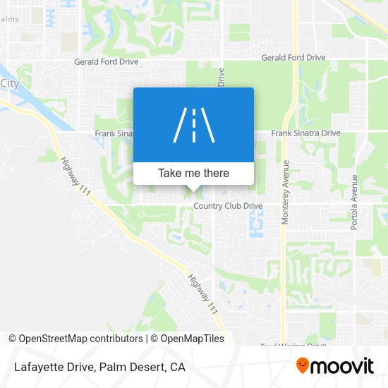 Mapa de Lafayette Drive