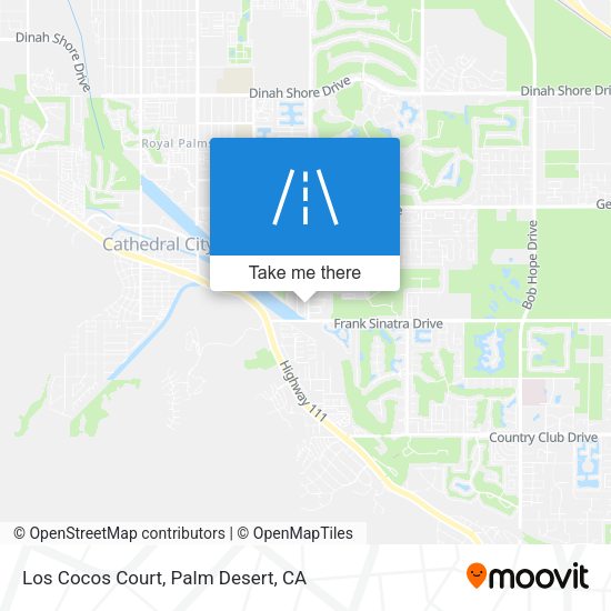 Los Cocos Court map