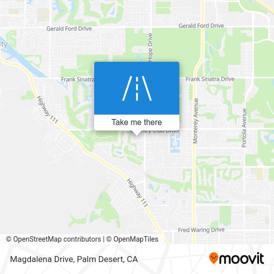 Magdalena Drive map
