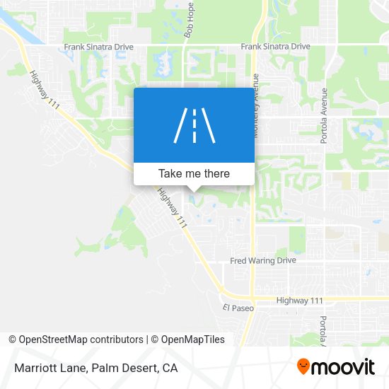 Mapa de Marriott Lane