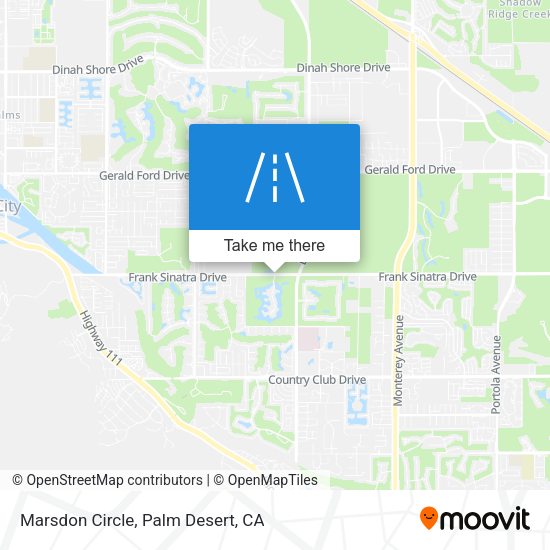 Marsdon Circle map