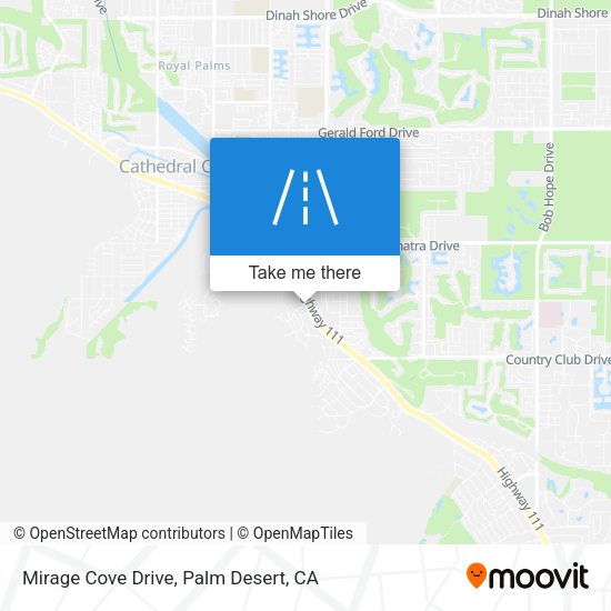 Mirage Cove Drive map