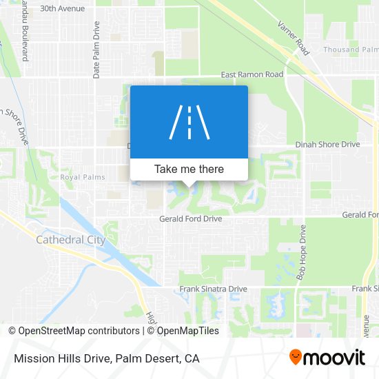 Mission Hills Drive map