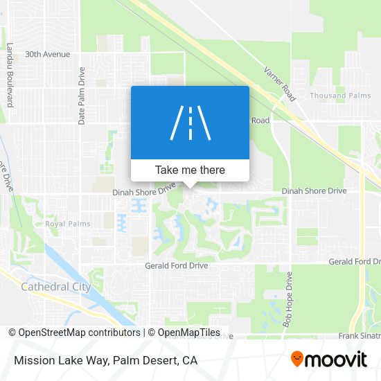 Mission Lake Way map