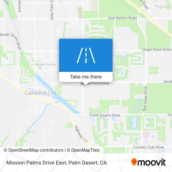 Mission Palms Drive East map