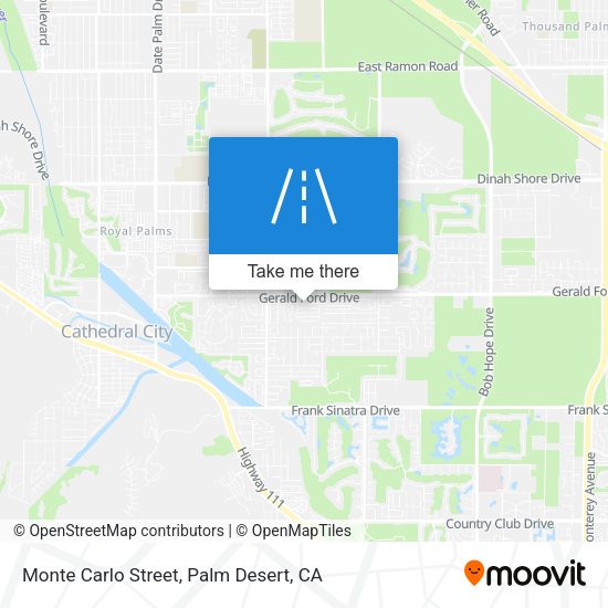 Monte Carlo Street map