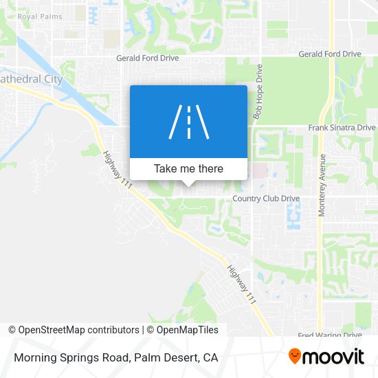 Morning Springs Road map