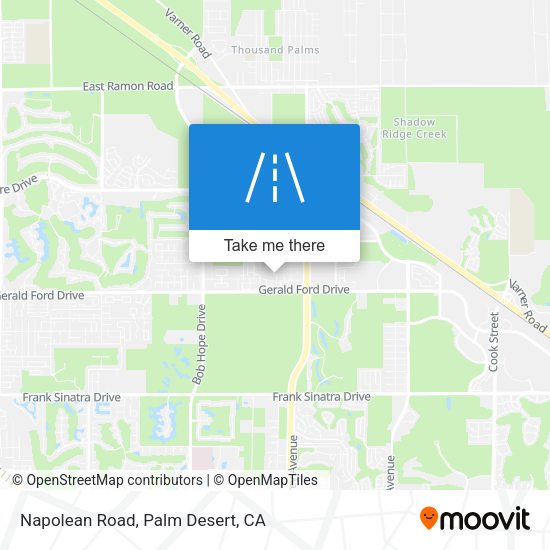 Mapa de Napolean Road