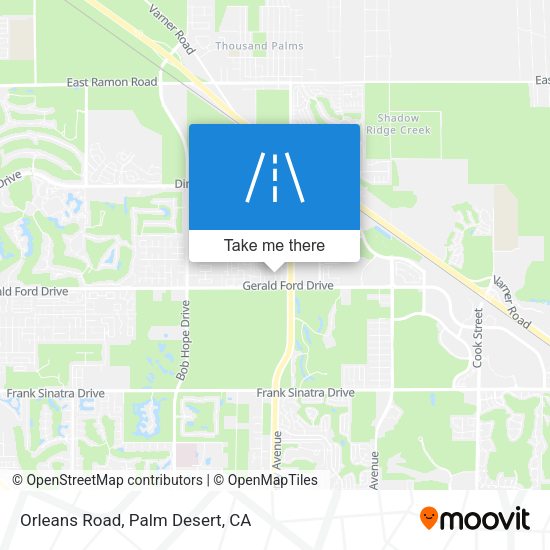 Mapa de Orleans Road